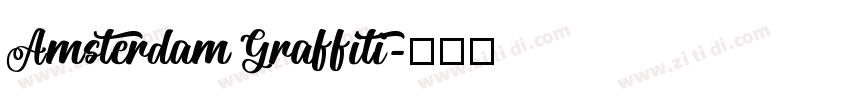Amsterdam Graffiti字体转换